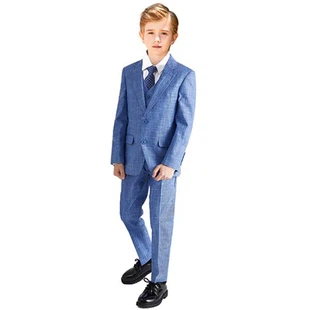 Linen Fabric Boys Prom Suits